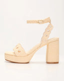 Jetsetter Woven Platform Heels