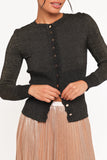 Briar Lurex Cardigan Black