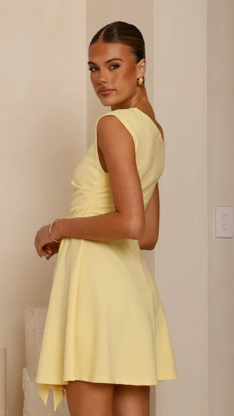Gem Mini Dress Yellow
