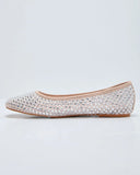 Khaie Rhinestone Mesh Flats
