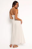 Kayt Strapless Dress White