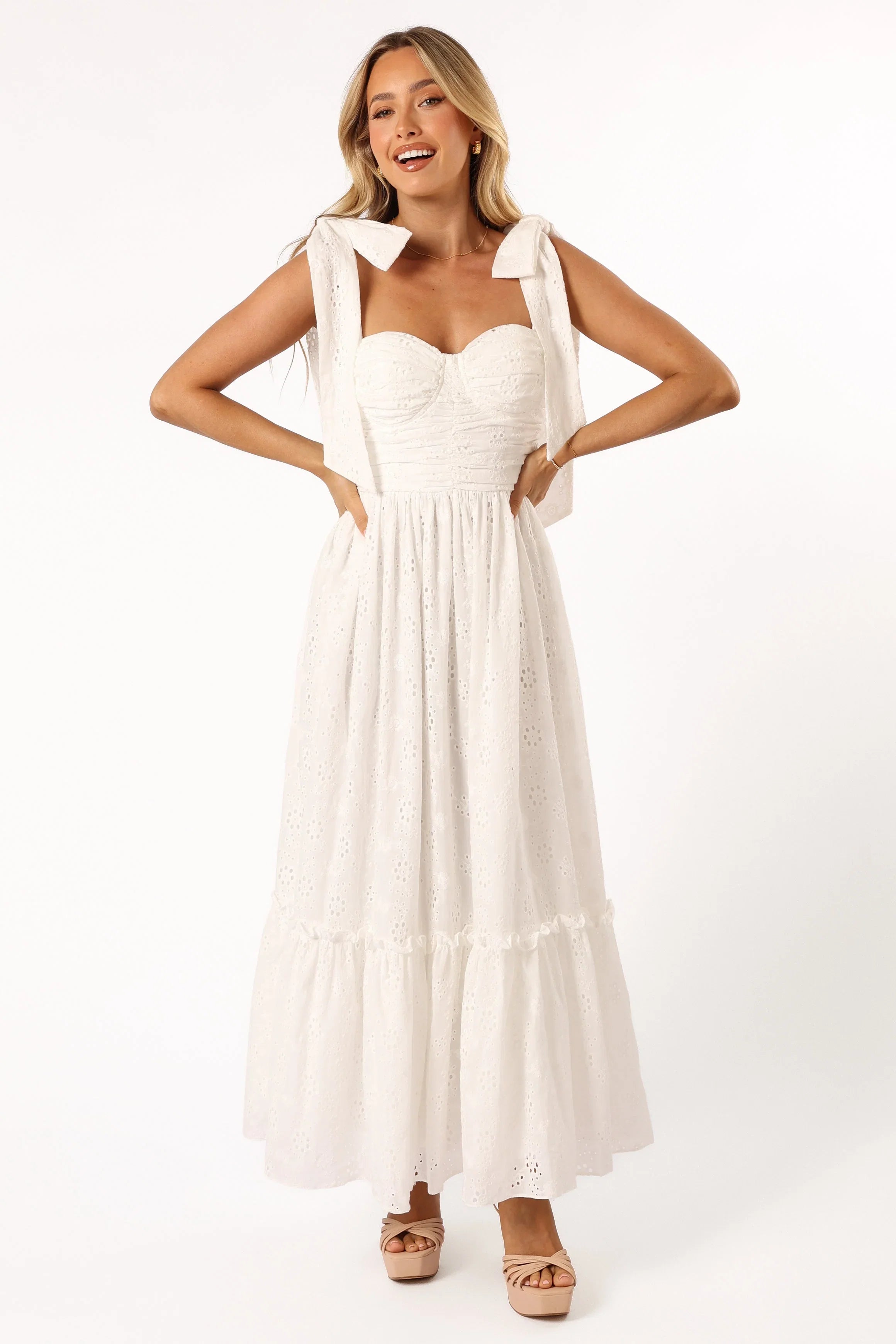 Fiora Maxi Dress White