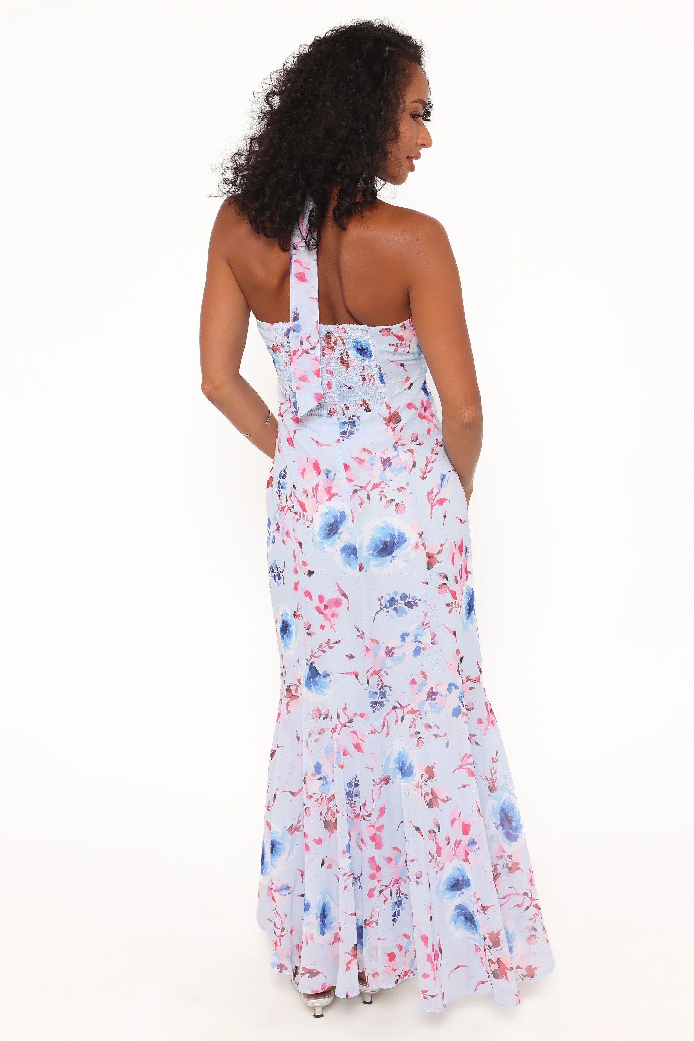Lavie Maxi Dress Blue Floral