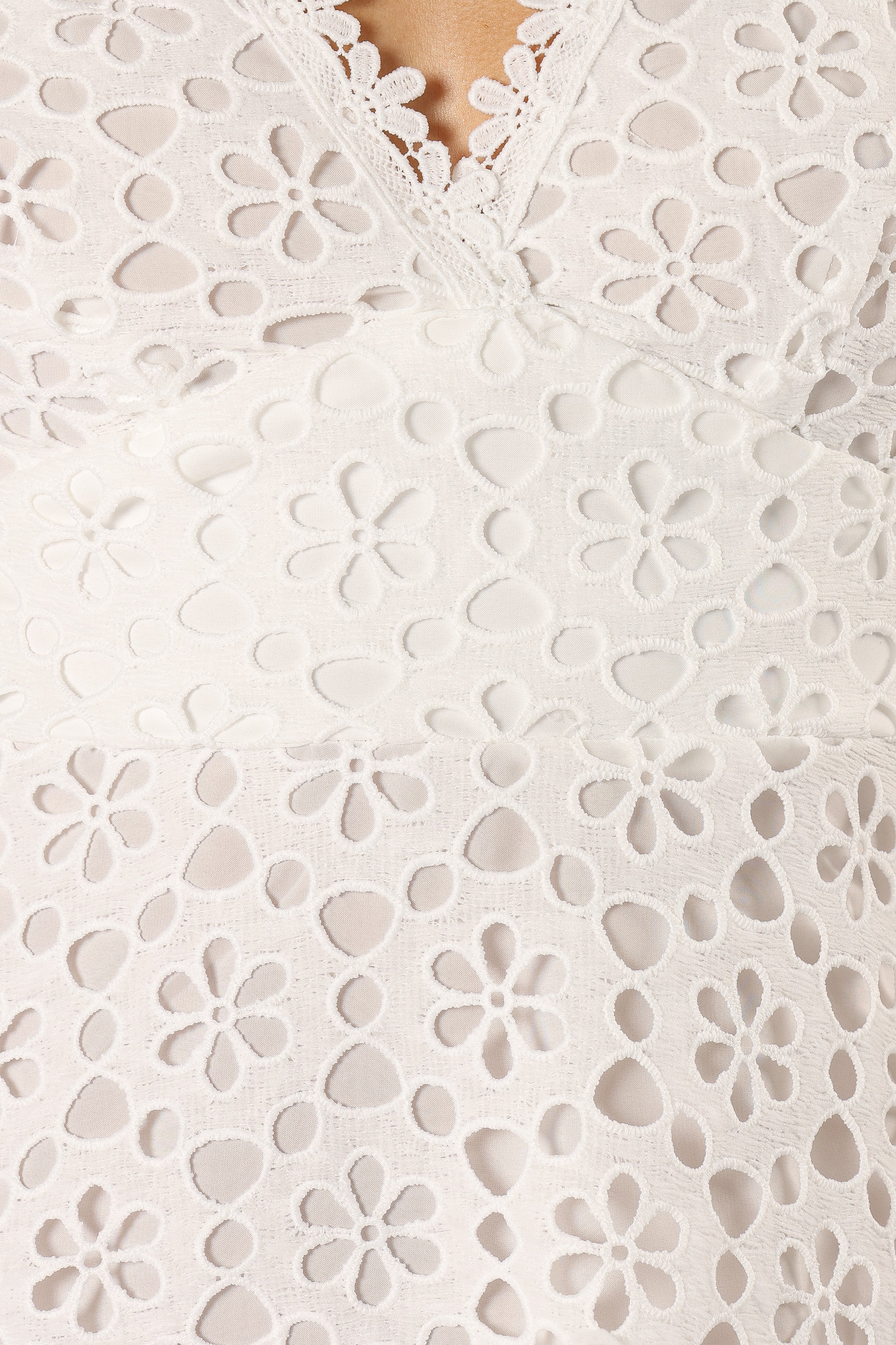 Camellia Midi Dress White