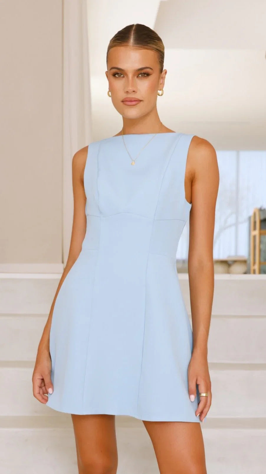 Rafiki Mini Dress Blue