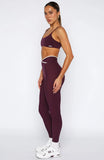 Form Leggings Plum Cream