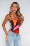 Youll Be Ok Bustier Sunset Petal