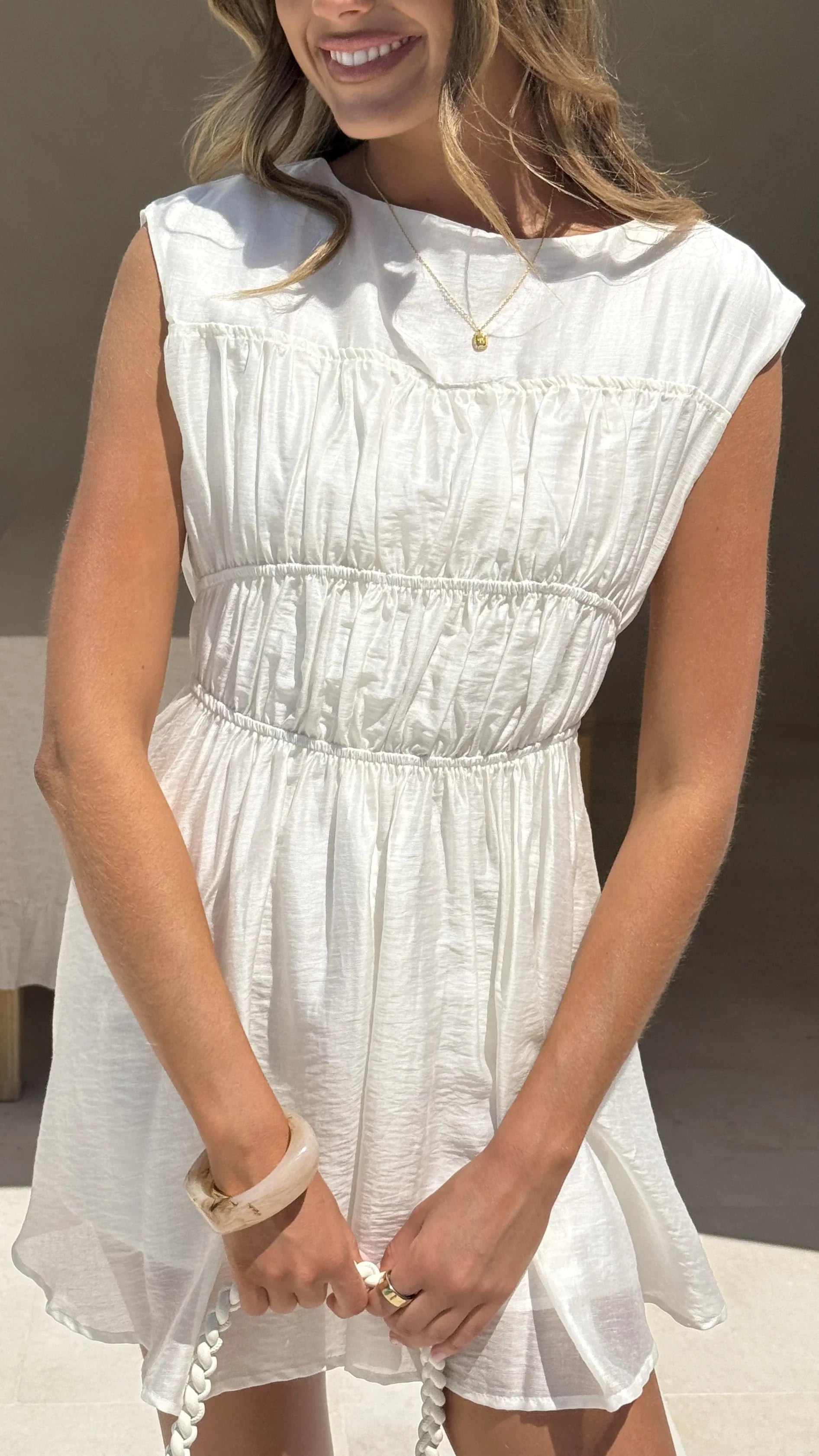 Masha Mini Dress White