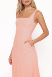 Amalie Maxi Dress Pastel Peach