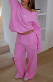 Vol 1 Wide Leg Sweatpants Bubblegum