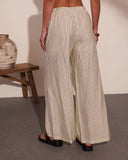 Radiant Horizon Striped Wide Leg Pants