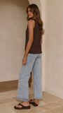 Vinnie Straight Leg Jeans Light Blue