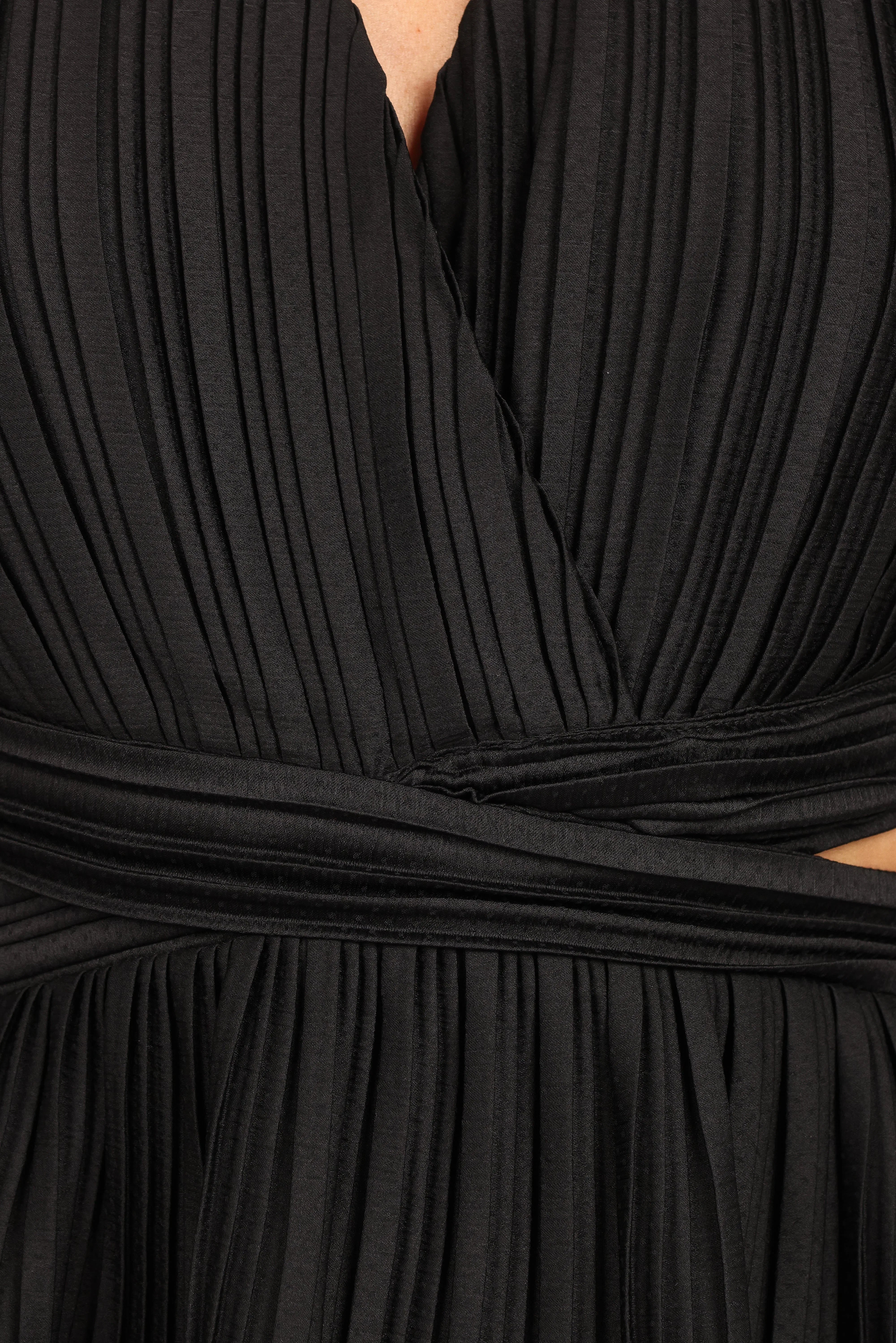 PIppa Long SLeeve Midi Dress Black