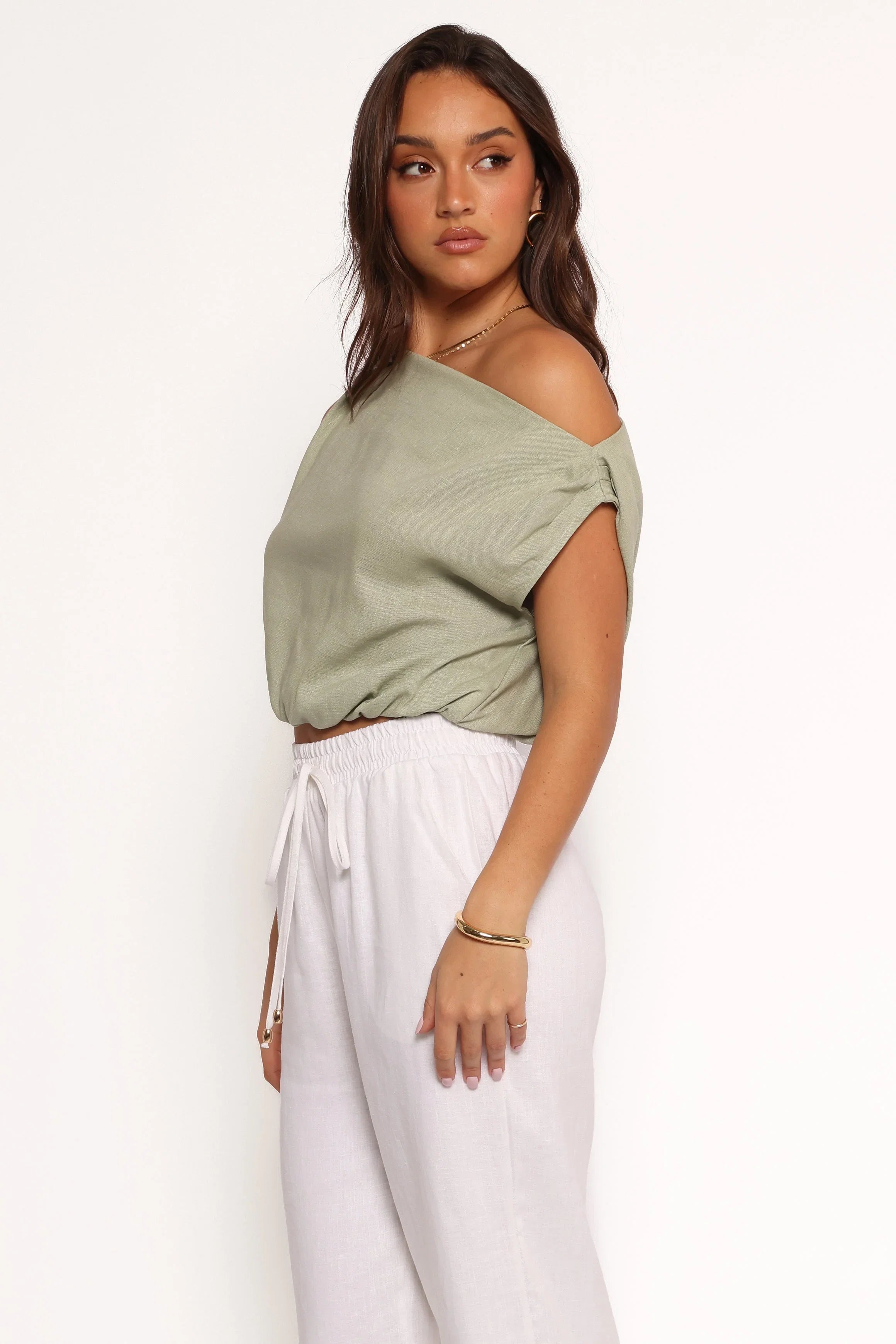 Zara Top Sage Green