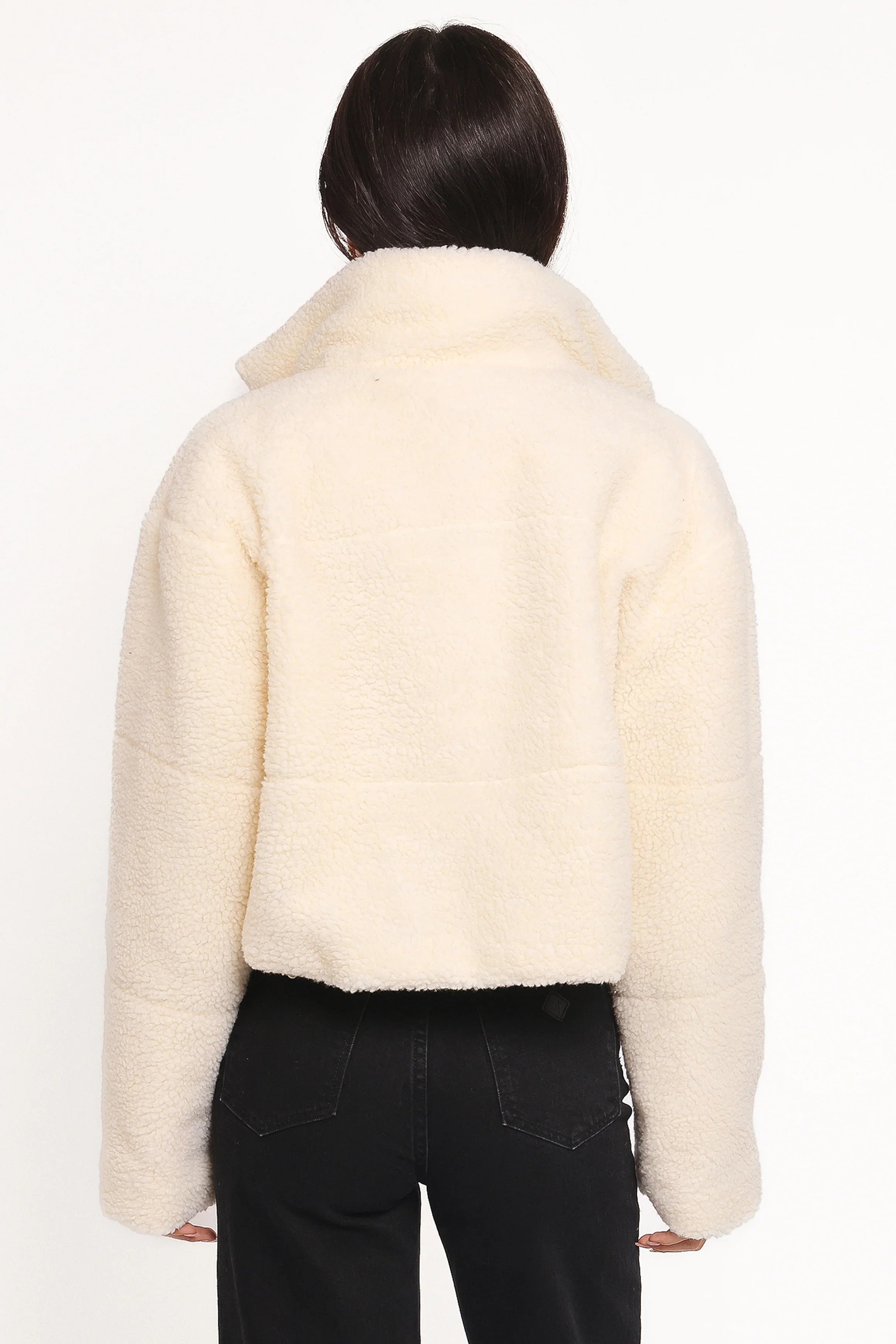 Katerina Fleece Puffer White