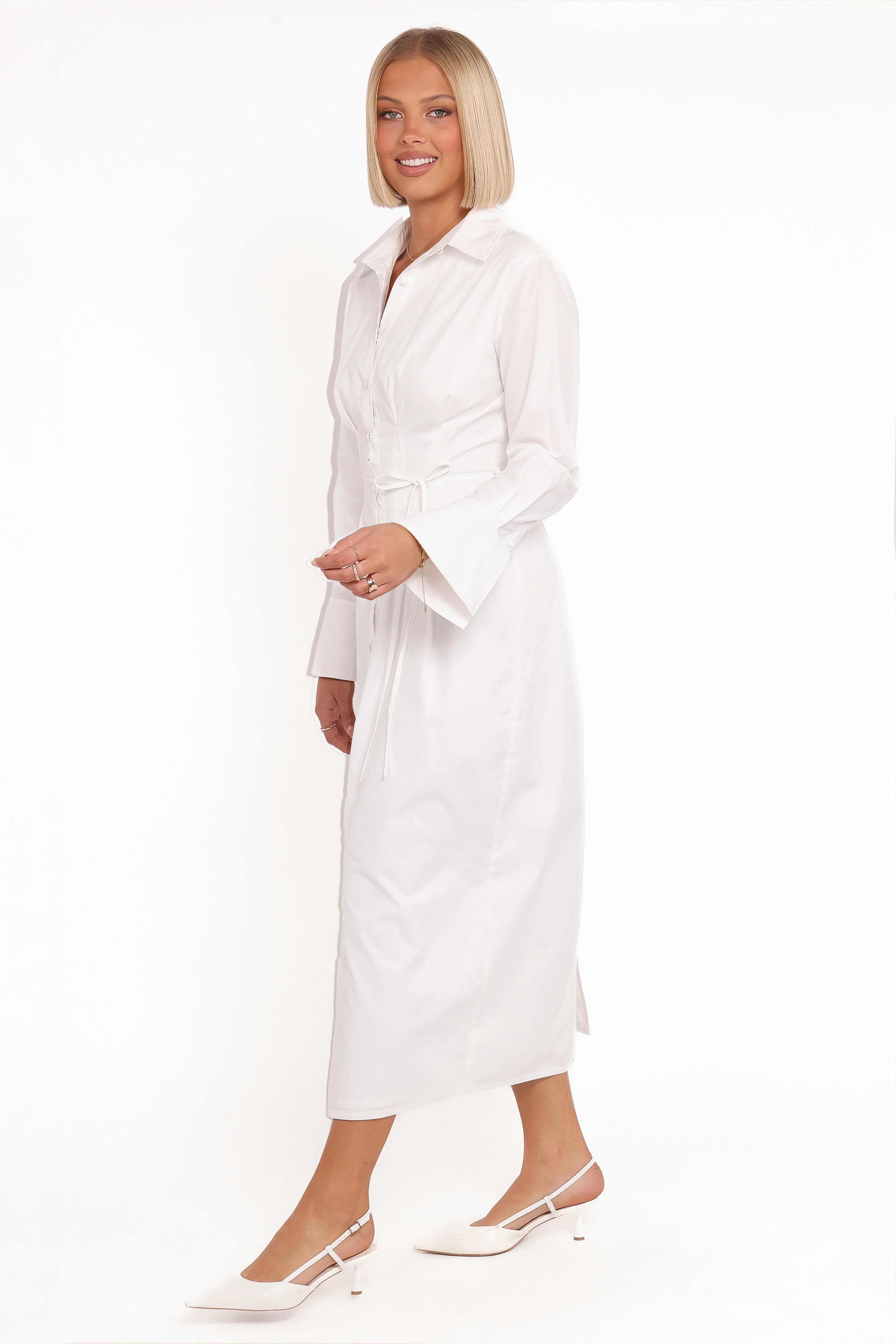 Alexander Shirt Dress Ivory