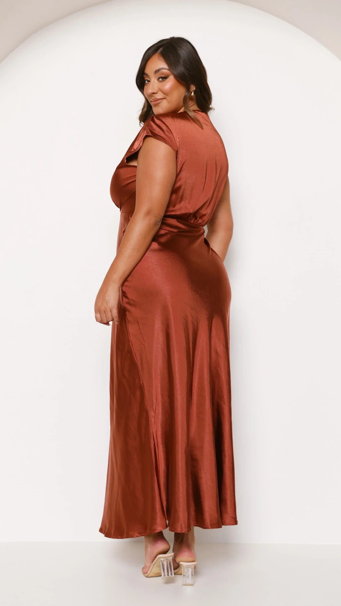 Selma Maxi Dress Rust