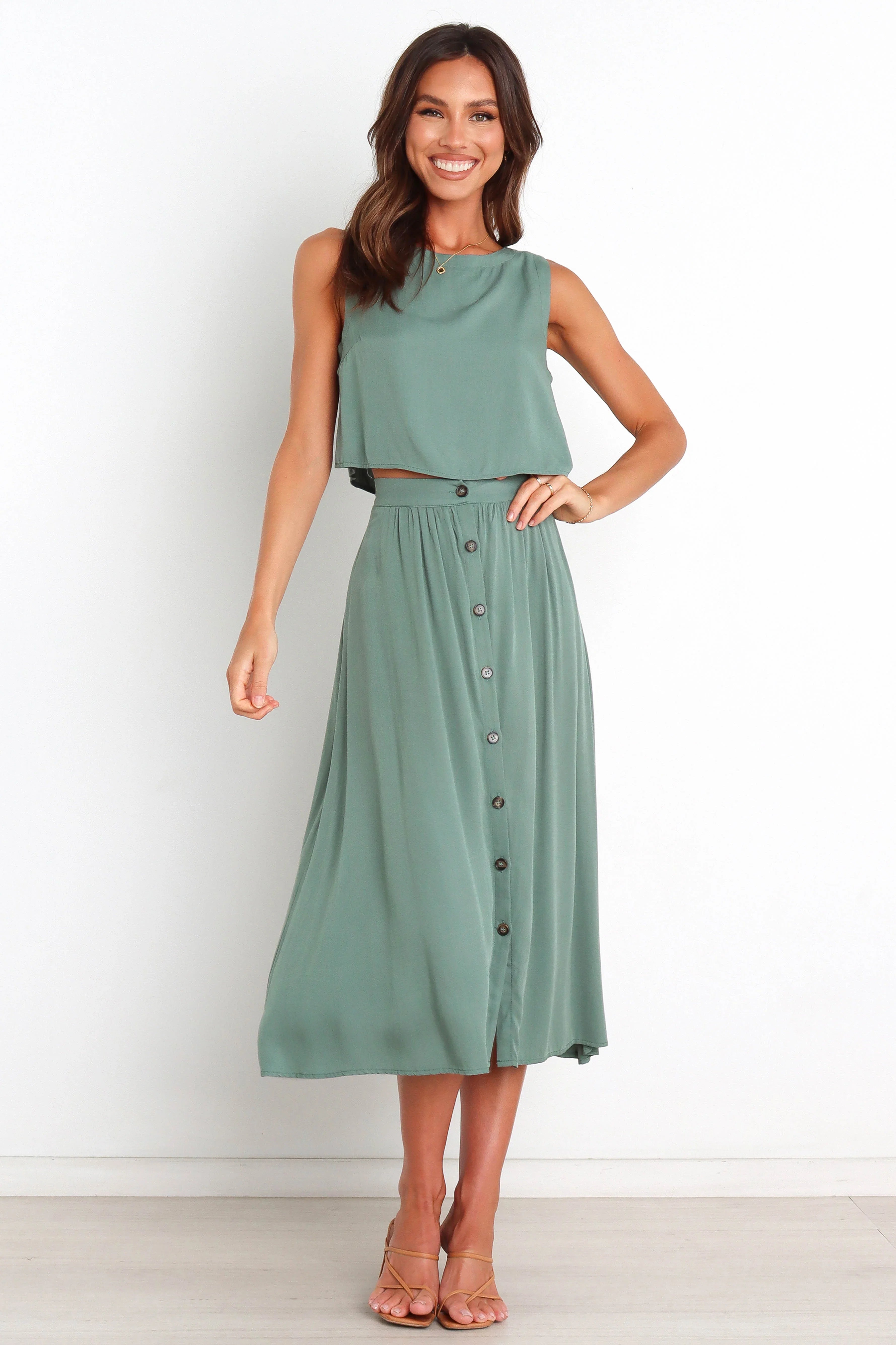 Ava Skirt Green