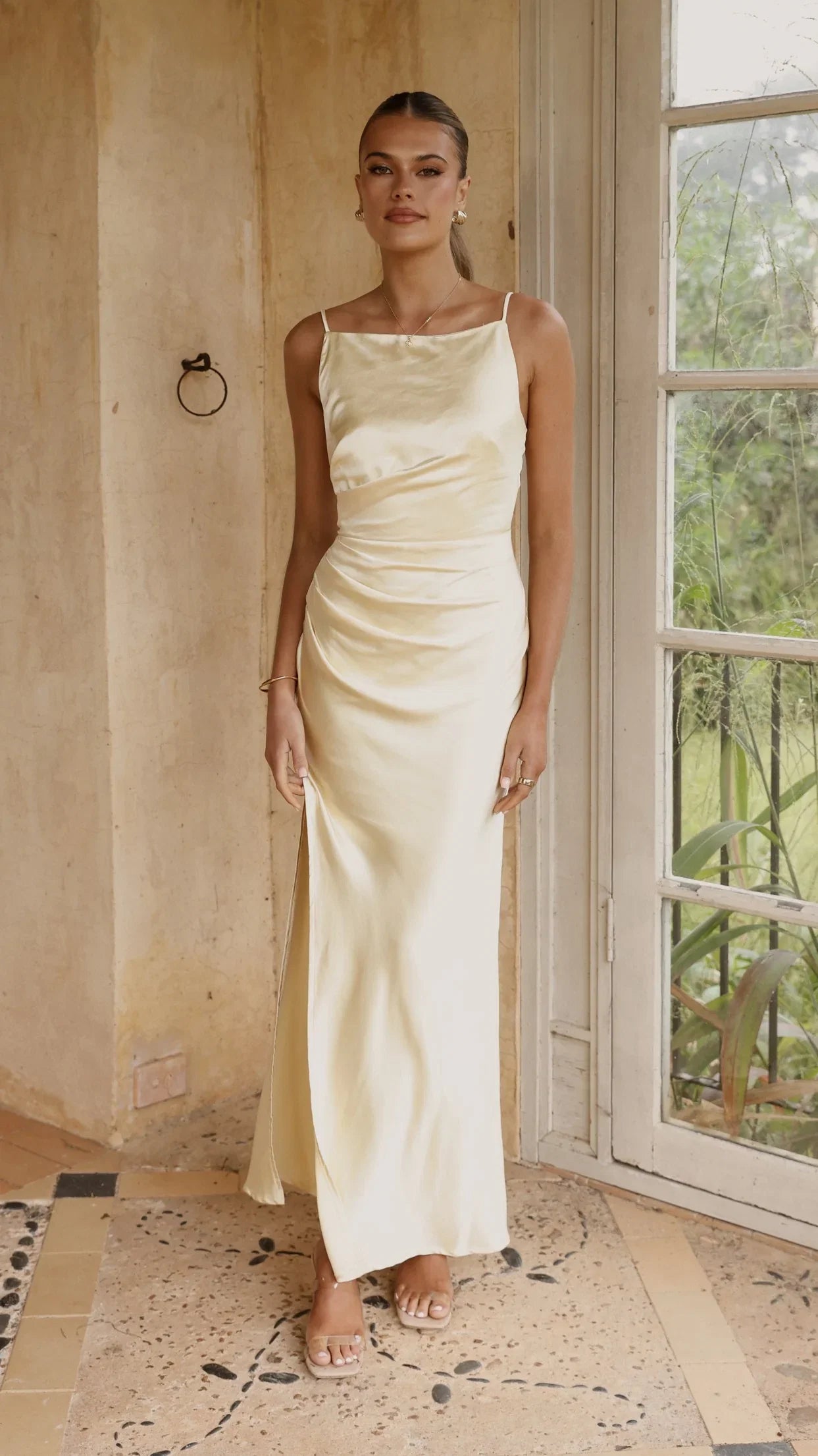 Ava Maxi Dress Yellow