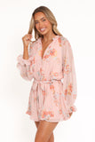Michelle Romper Paisley Peach