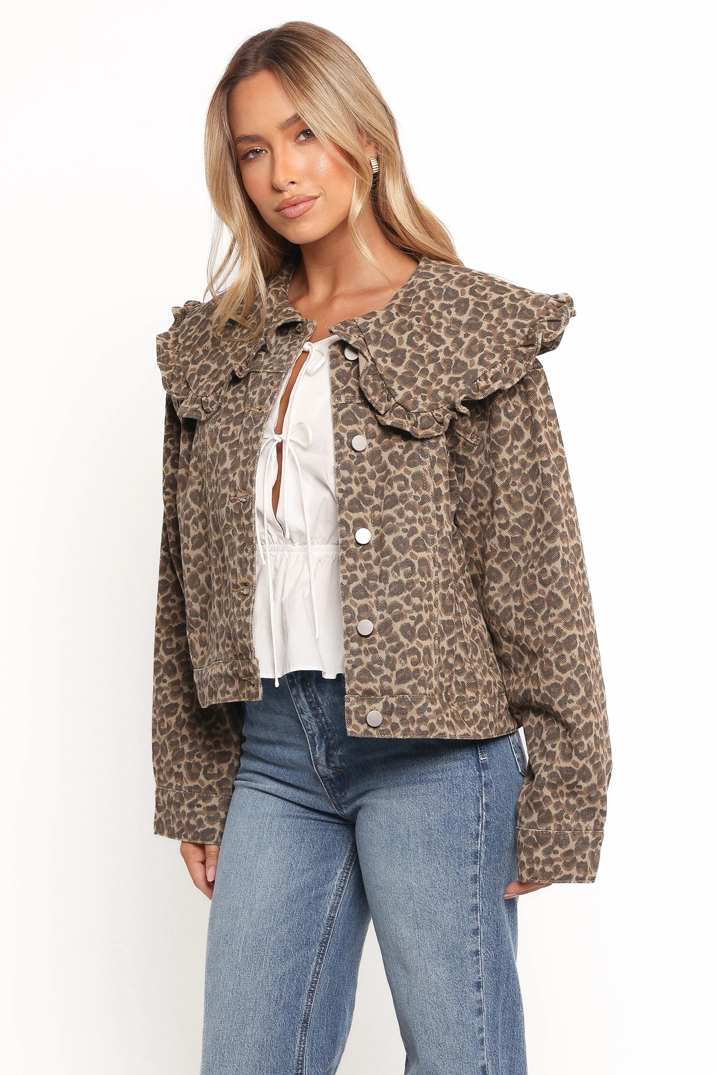Jaelle Leopard Print Jacket Leopard