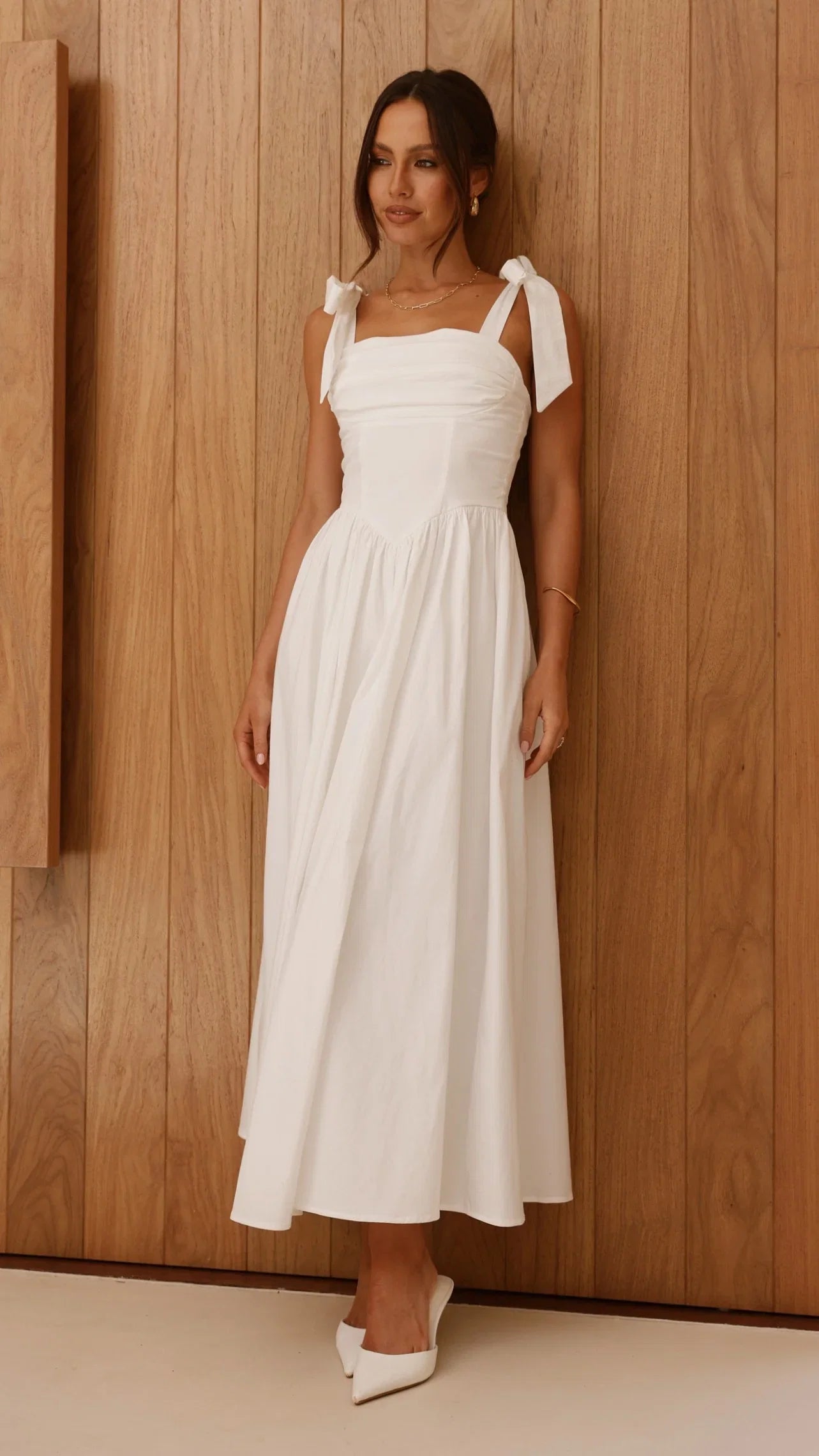Haisley Maxi Dress White
