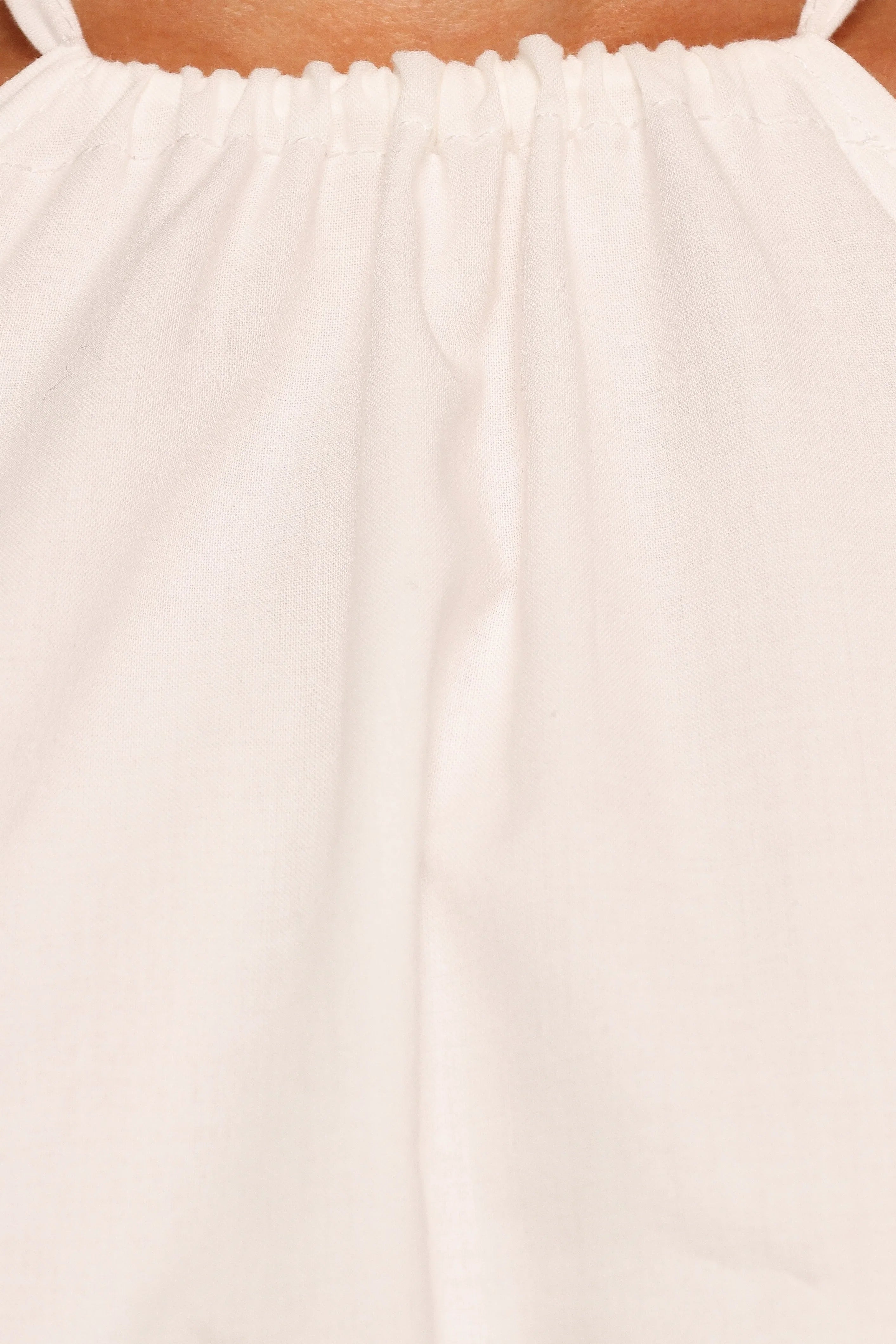 Vanessa Halterneck Top White