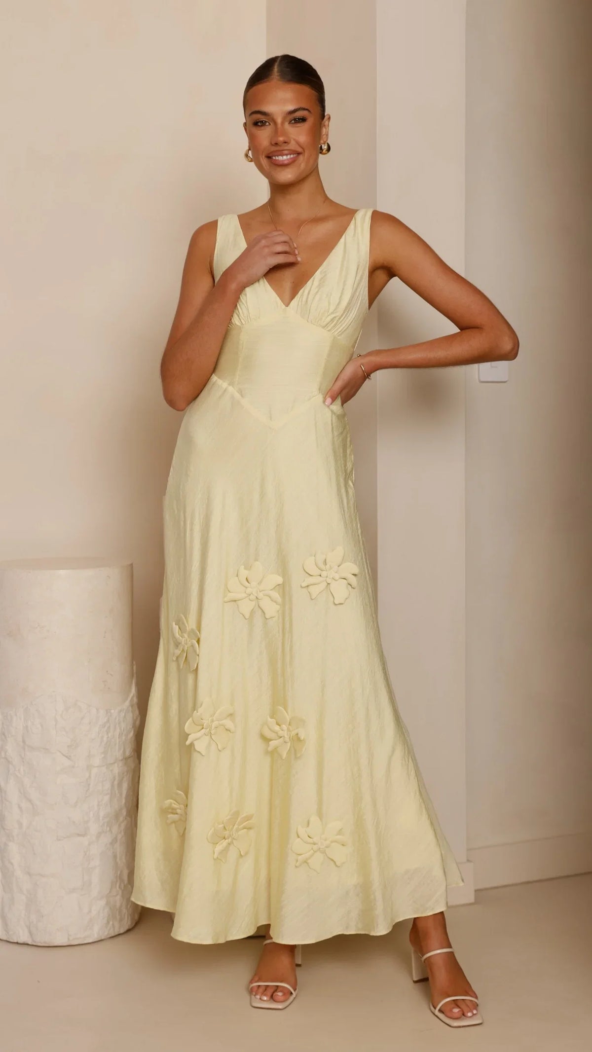Lavara Maxi Dress Yellow