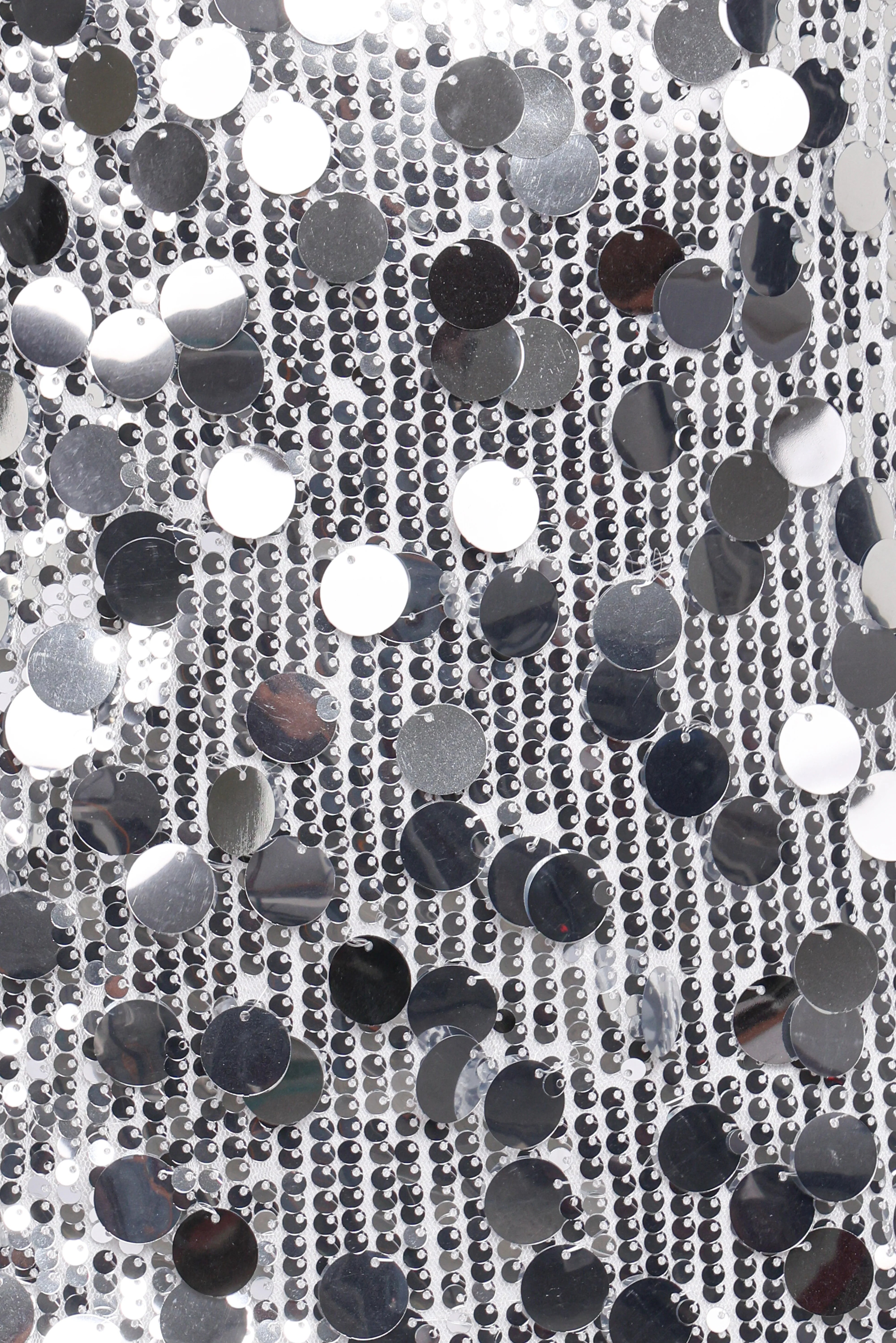 Stella Sequin Mini Dress Silver