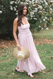 Brittany Maxi Dress Pink Stripe