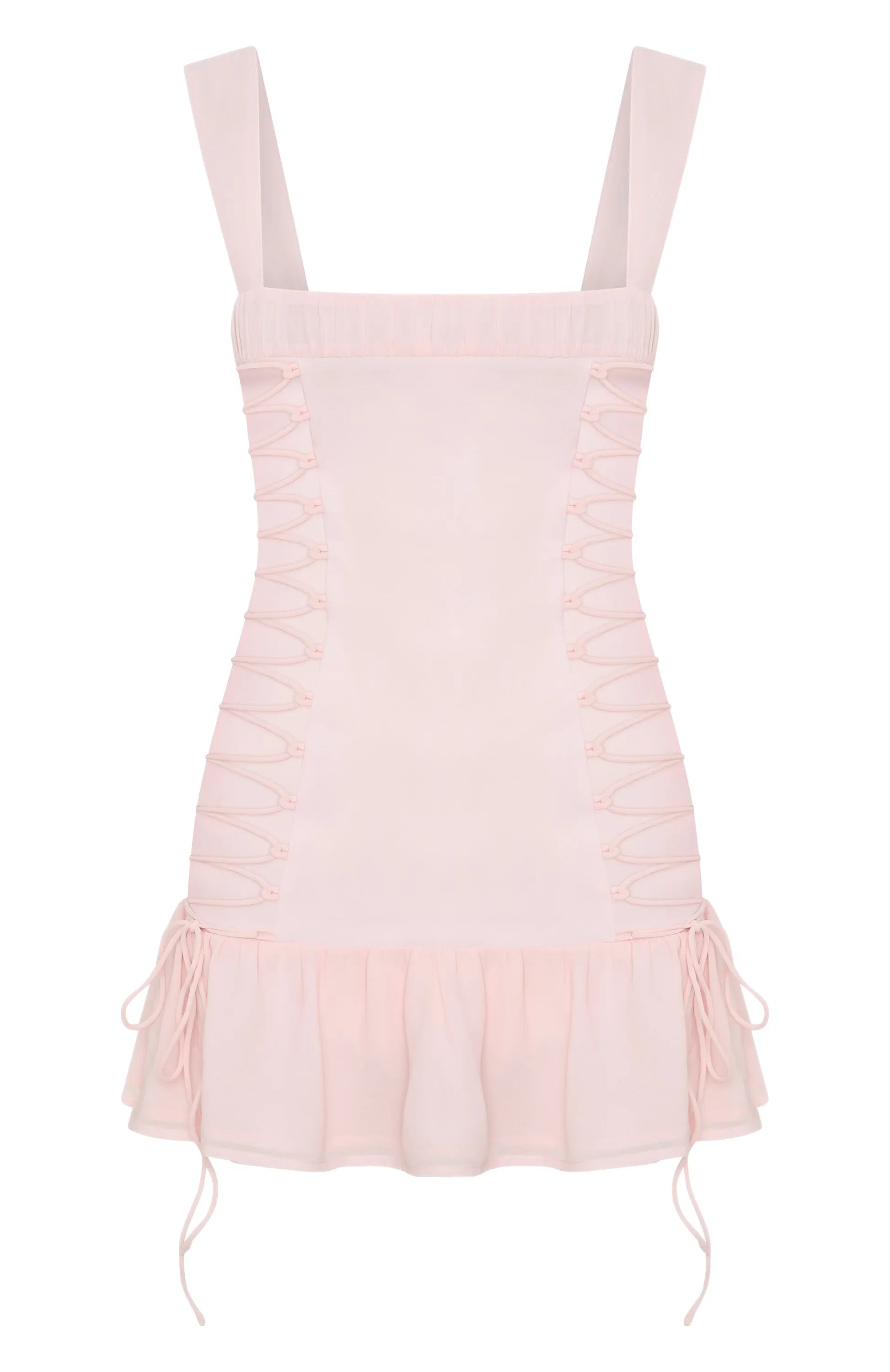 Rush In Mini Dress Baby Pink