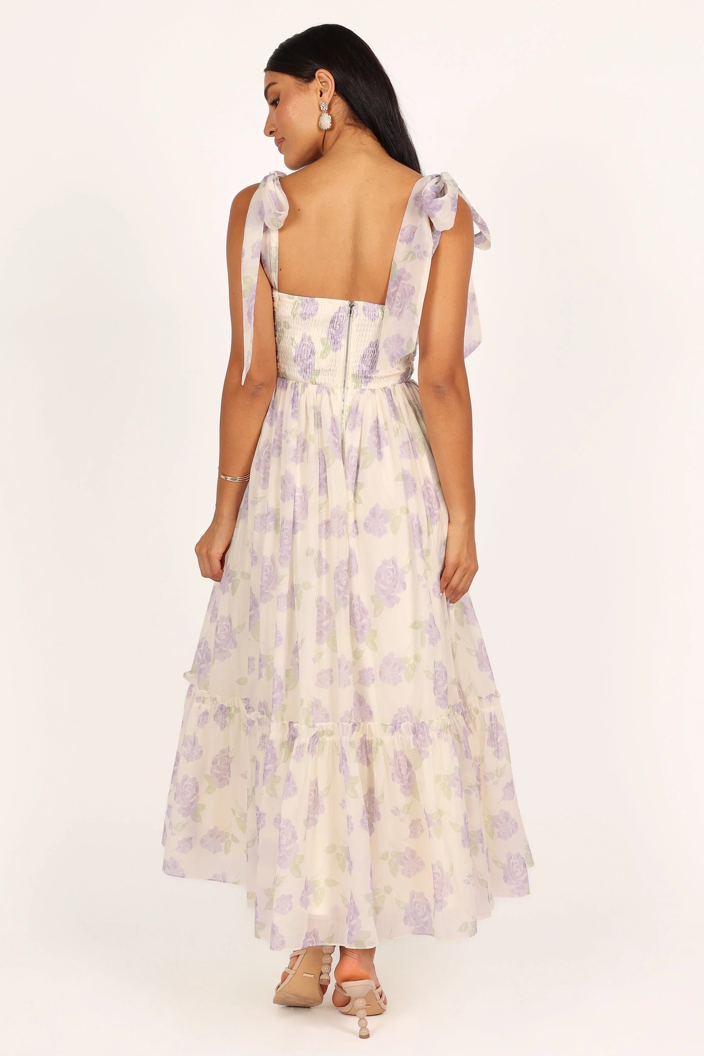 Floret Midi Dress Lavender