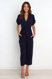 Archie Jumpsuit Navy