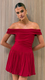 Manalla Mini Dress Cherry