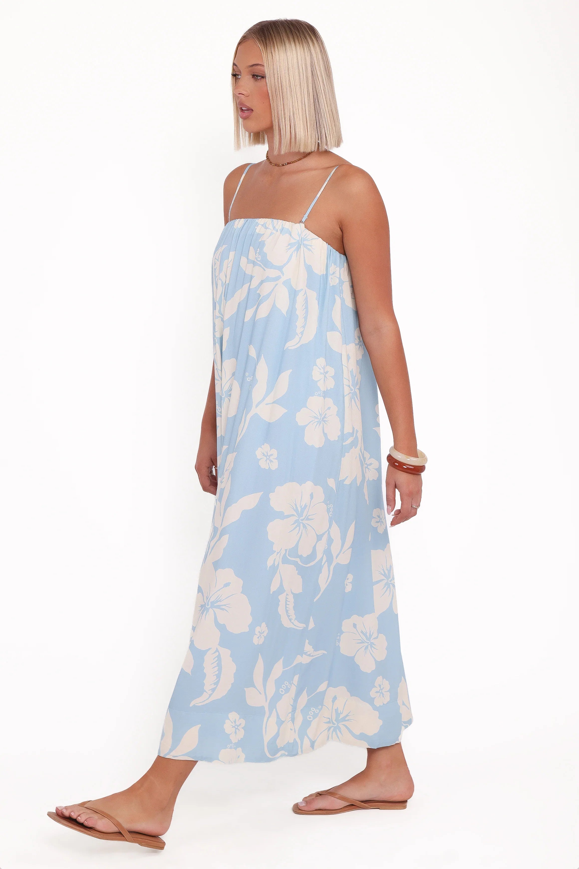 Margherita Maxi Dress Blue Hibiscus