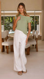 Robin Off Shoulder Top Olive