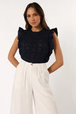 Fiona Knit Top Navy