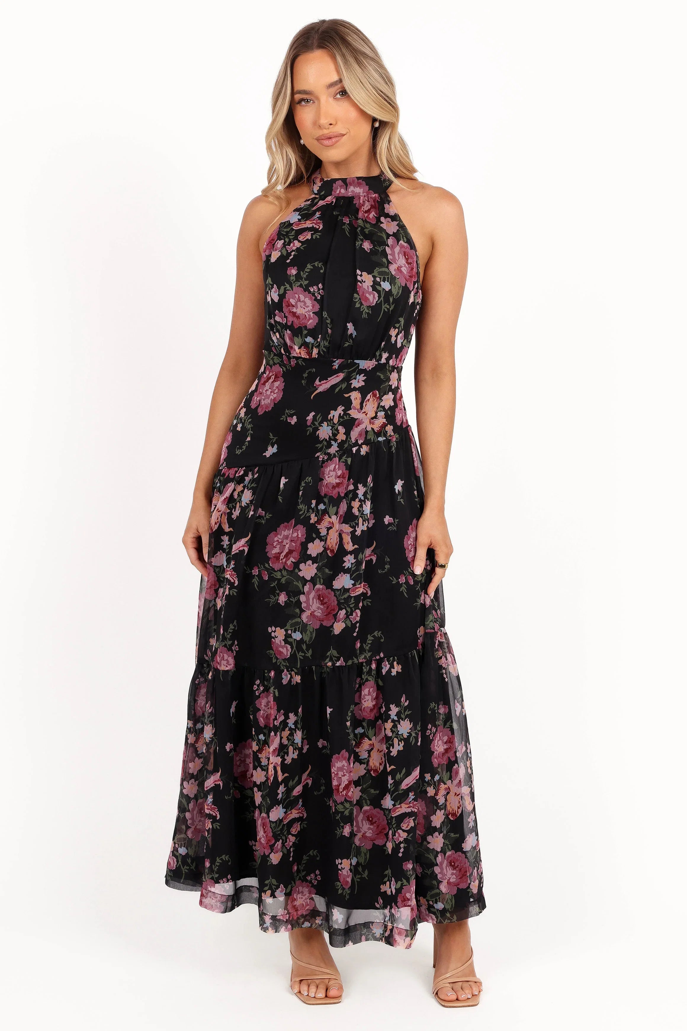 Eden Maxi Dress Black Floral