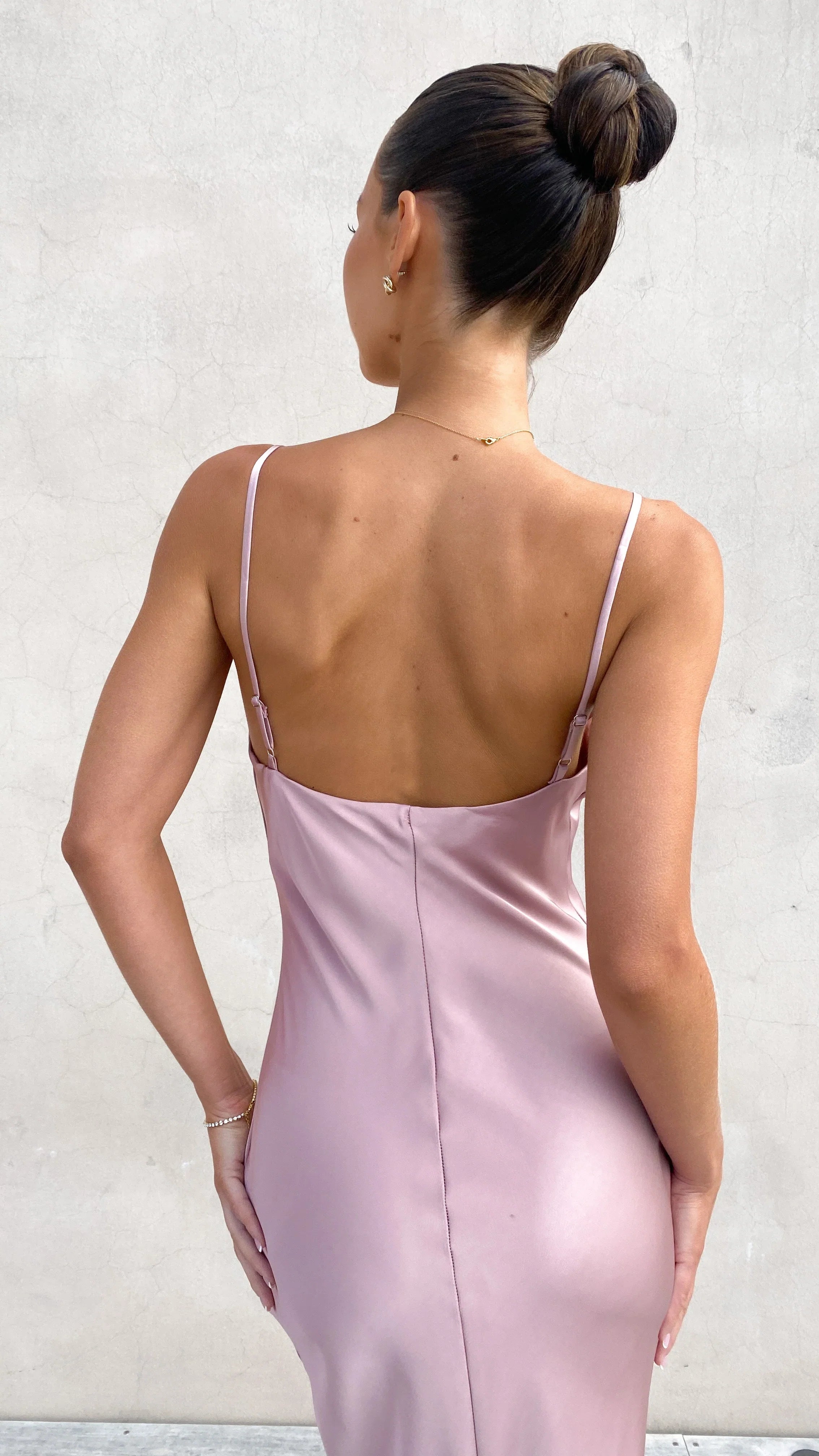 Willow Maxi Dress Dusty Pink