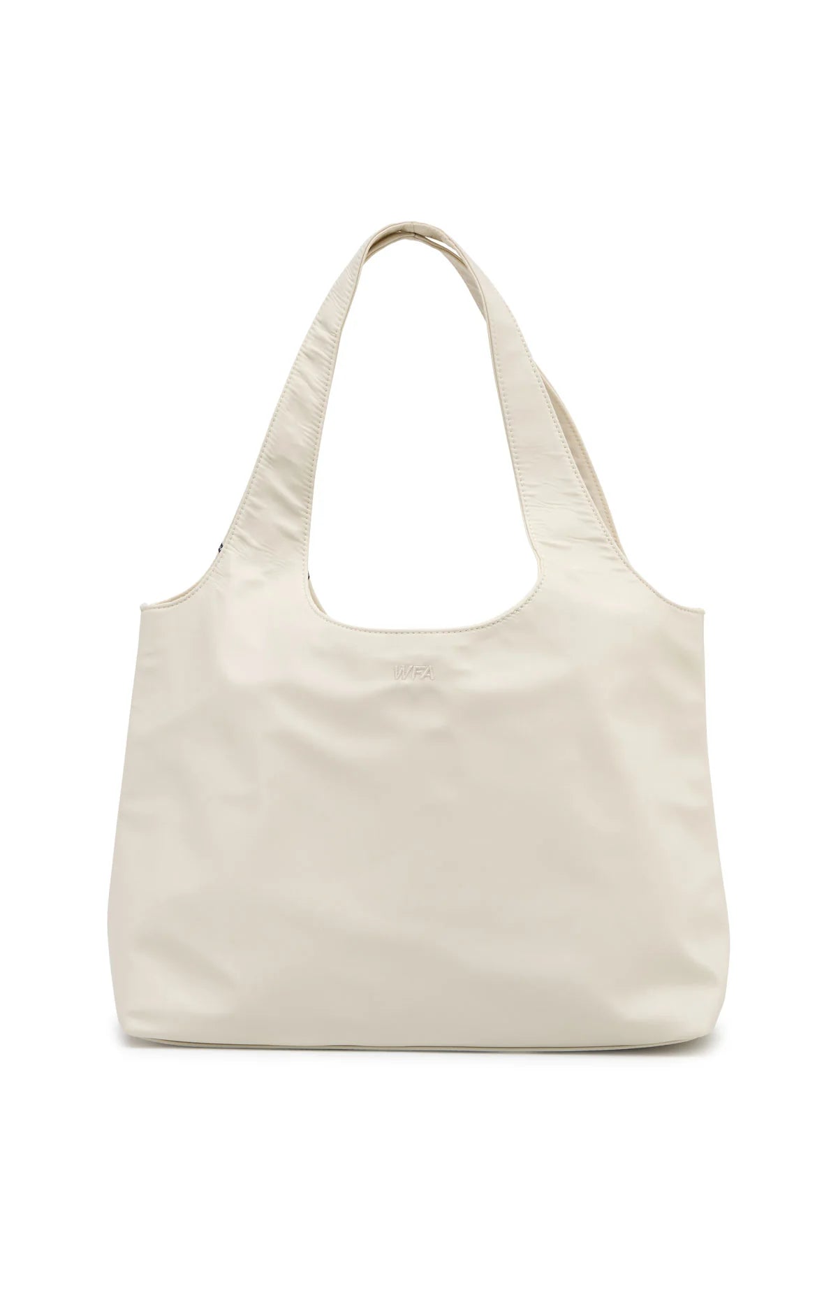 Maxton Nylon Shoulder Bag Cream