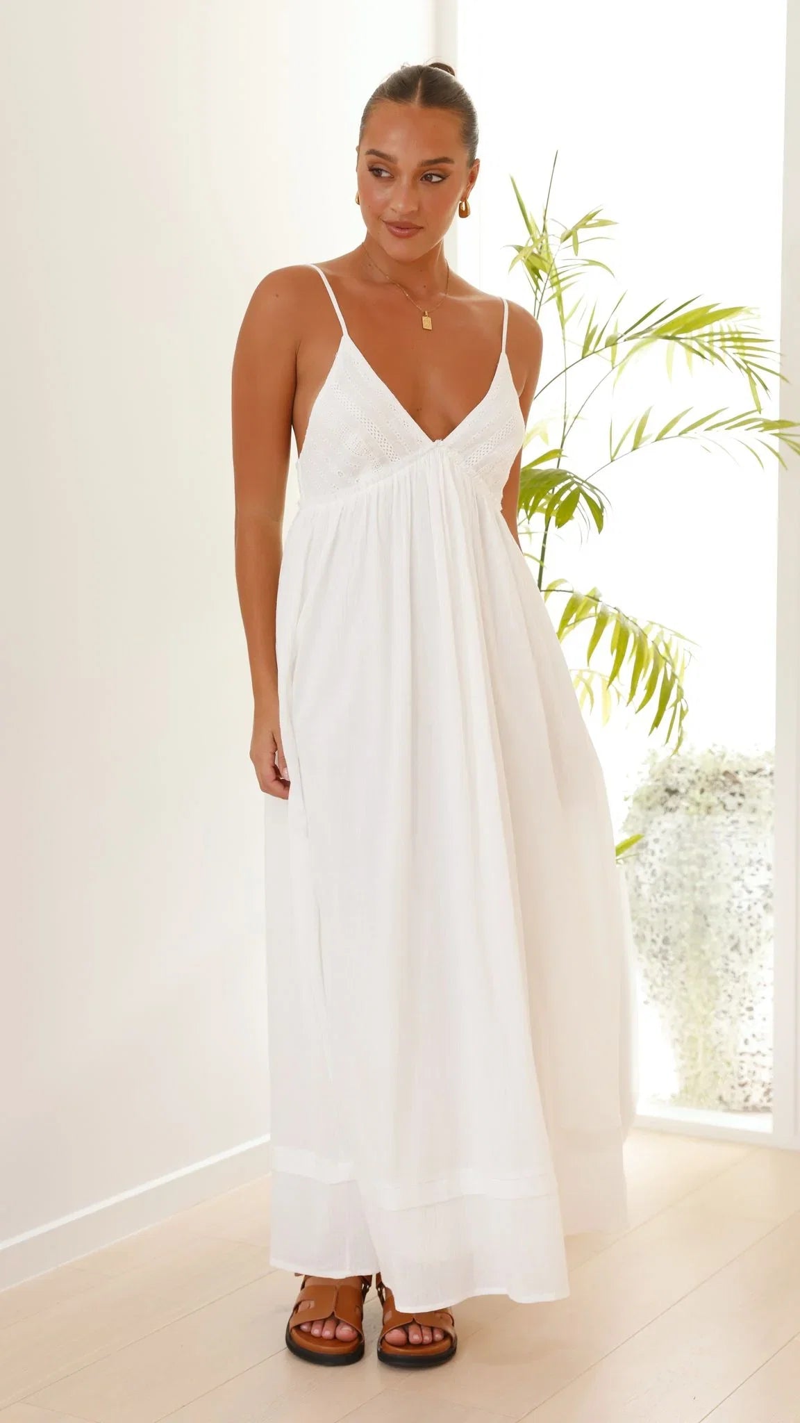 Elouise Maxi Dress White