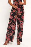 Estie Pants Black Floral