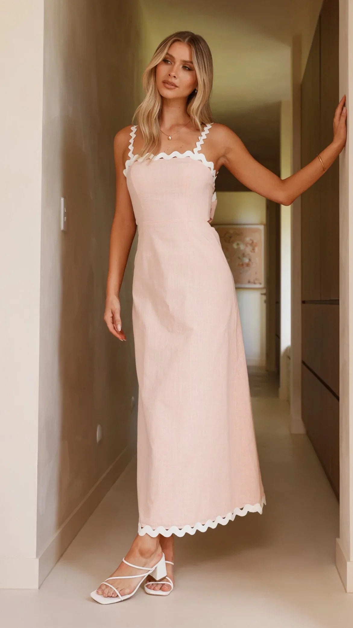 Fiora Maxi Dress Pink