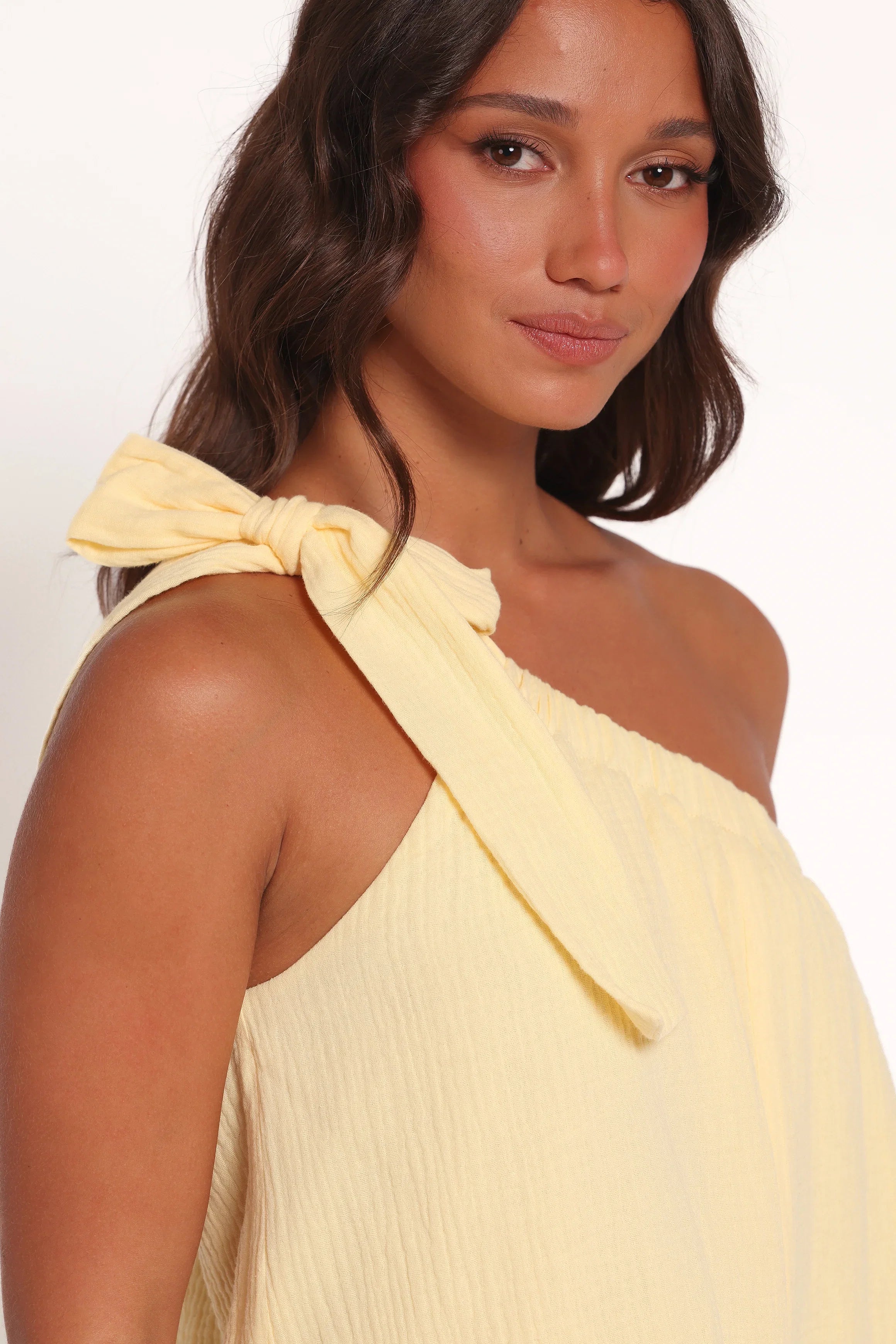 Miffy One Shoulder Romper Yellow