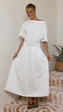 Aleski Maxi Dress White