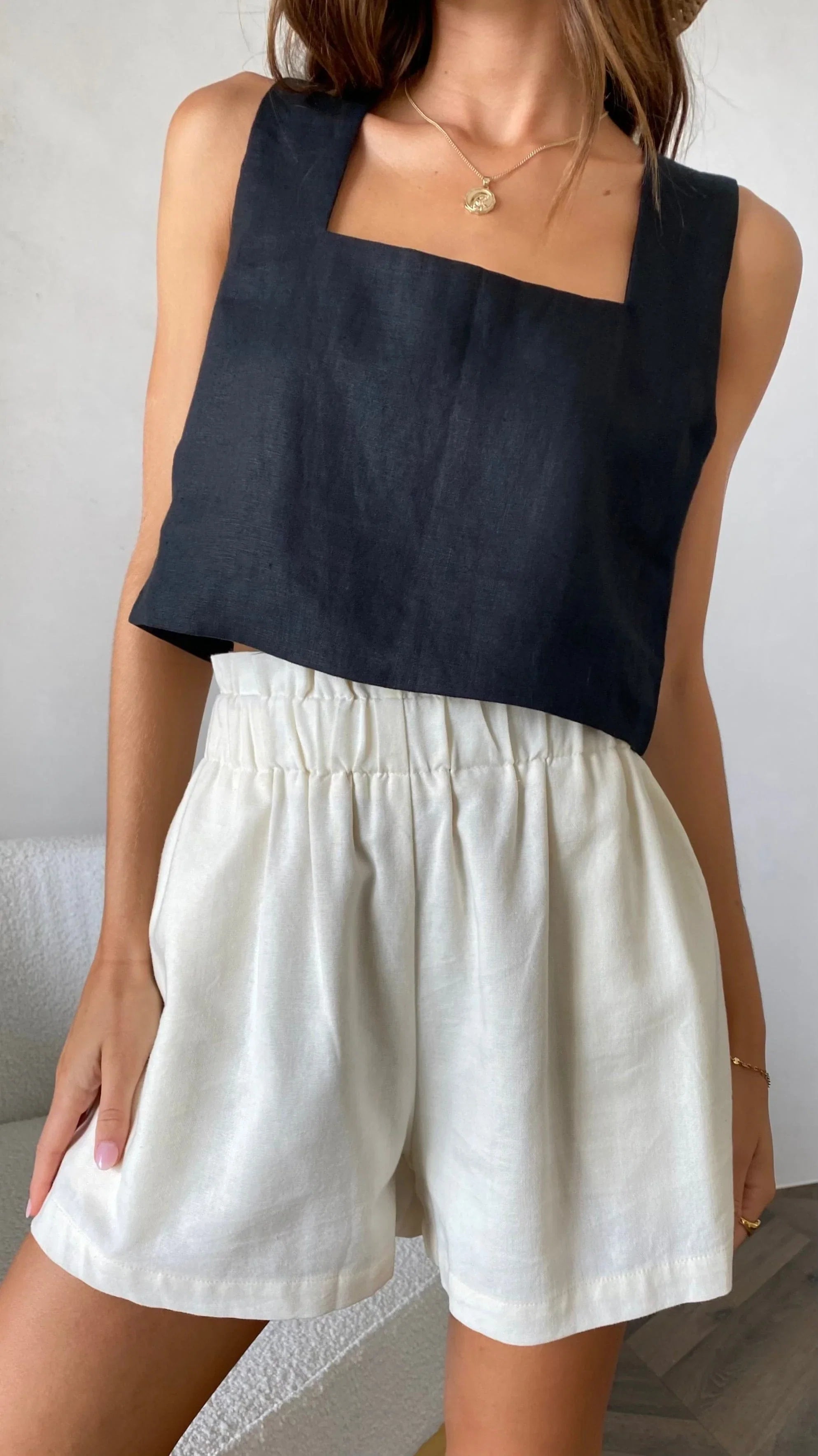Tillie Crop Top Black