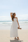 Angelus Midi Dress White