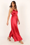 Eden Wide Leg Jumpsuit Red