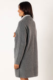 Skylar Open Front Coatigan Grey