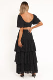 Selina Skirt Set Black Polka Dot